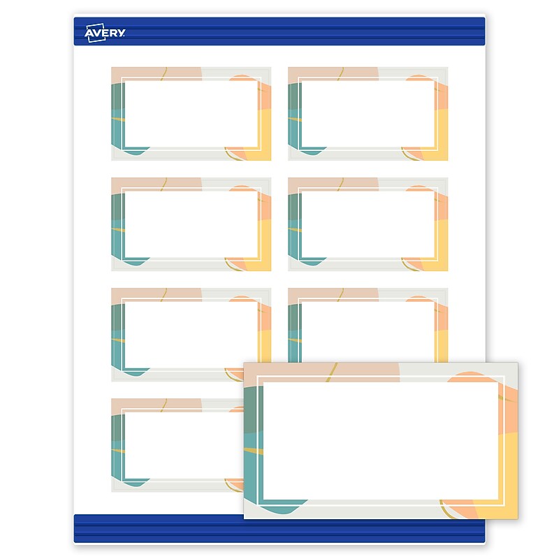 Avery Rectangle Business Cards, Matte White, 80/Pack (19479371094)
