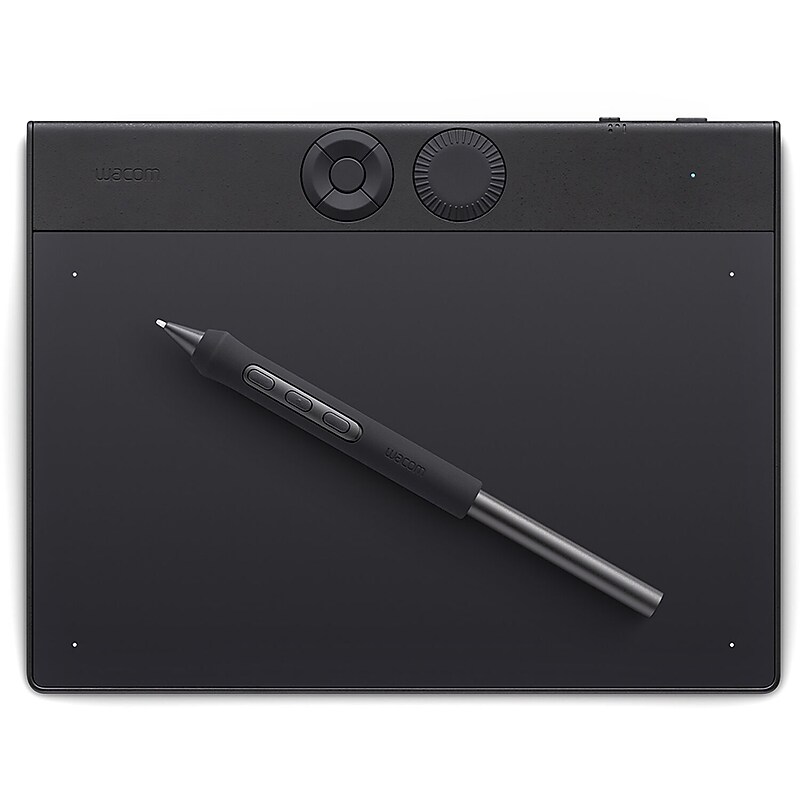 Wacom Intuos Pro 10.4" Creative Pen Tablet, Black (PTK670K0A)