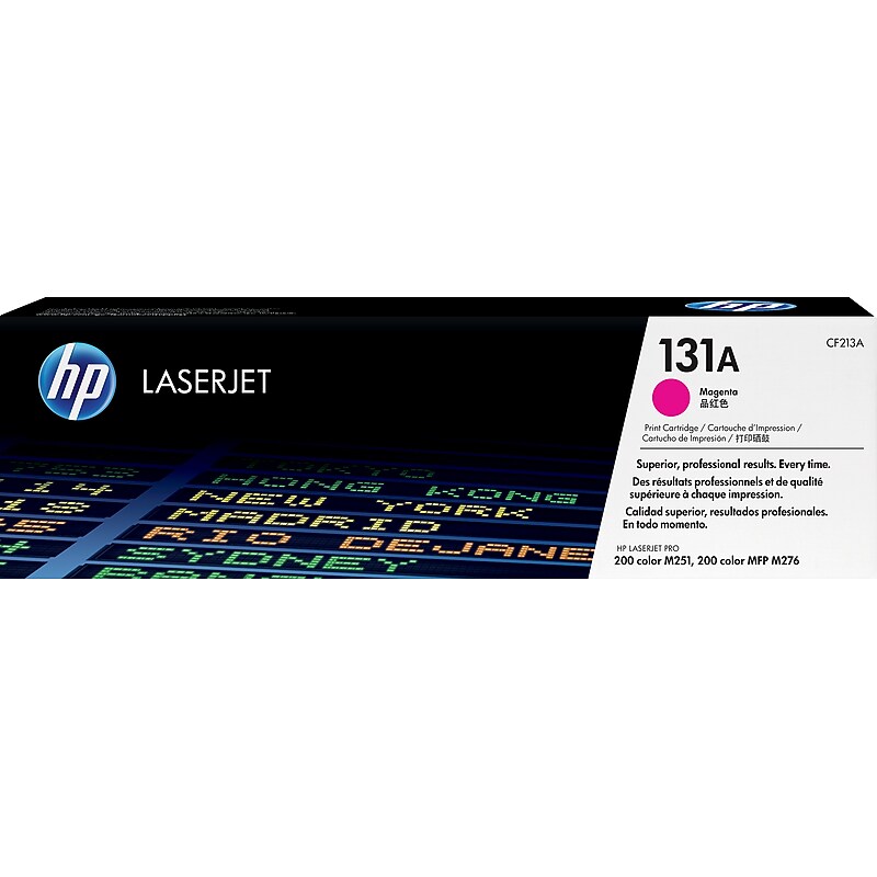 HP 131A Magenta Standard Yield Toner Cartridge, Prints Up to 1,800 pages (CF213A)