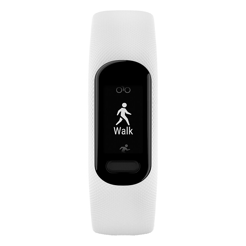 Garmin vívosmart 5 Fitness Tracker, Small/Medium Case, White (010-02645-01)