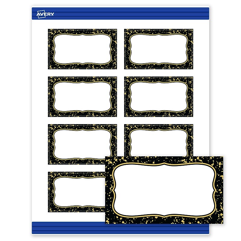 Avery Rectangle Business Cards, Matte White, 80/Pack (19479370894)