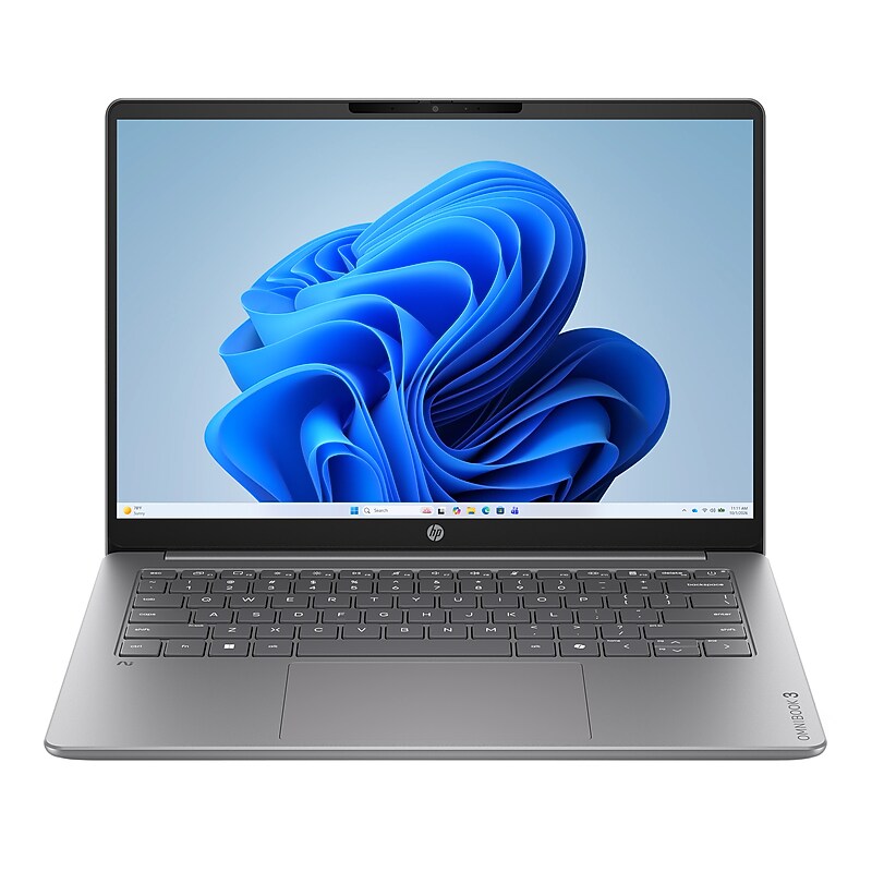 HP OmniBook 3 14" Laptop, Copilot+ PC, Snapdragon X X1-26-100, 8GB RAM, 256GB SSD, Windows 11 Home