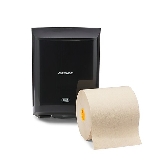 Coastwide Professional J-Series Automatic Touchless Paper Towel Dispenser, Black (CWJAHT-B) 