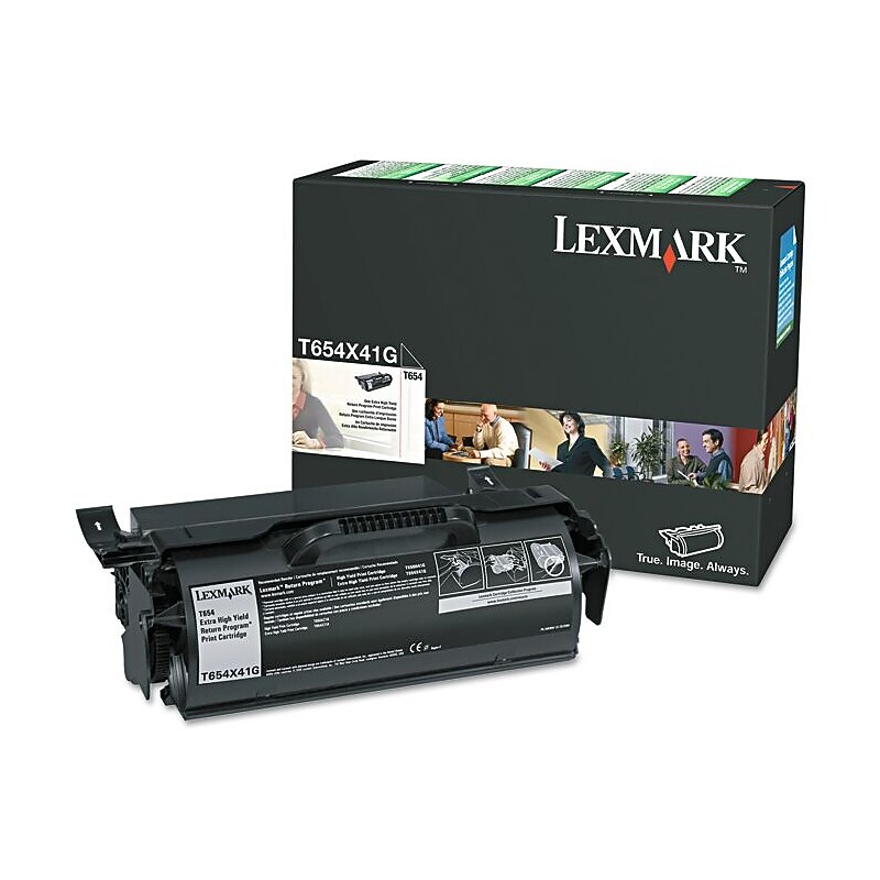 Lexmark 654X Black Extra High Yield Toner Cartridge (T654X41G)
