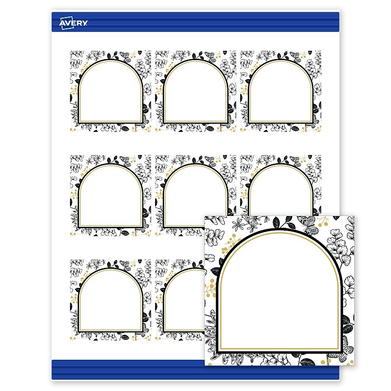 Avery Square Business Cards, Matte White, 90/Pack (19479371004)