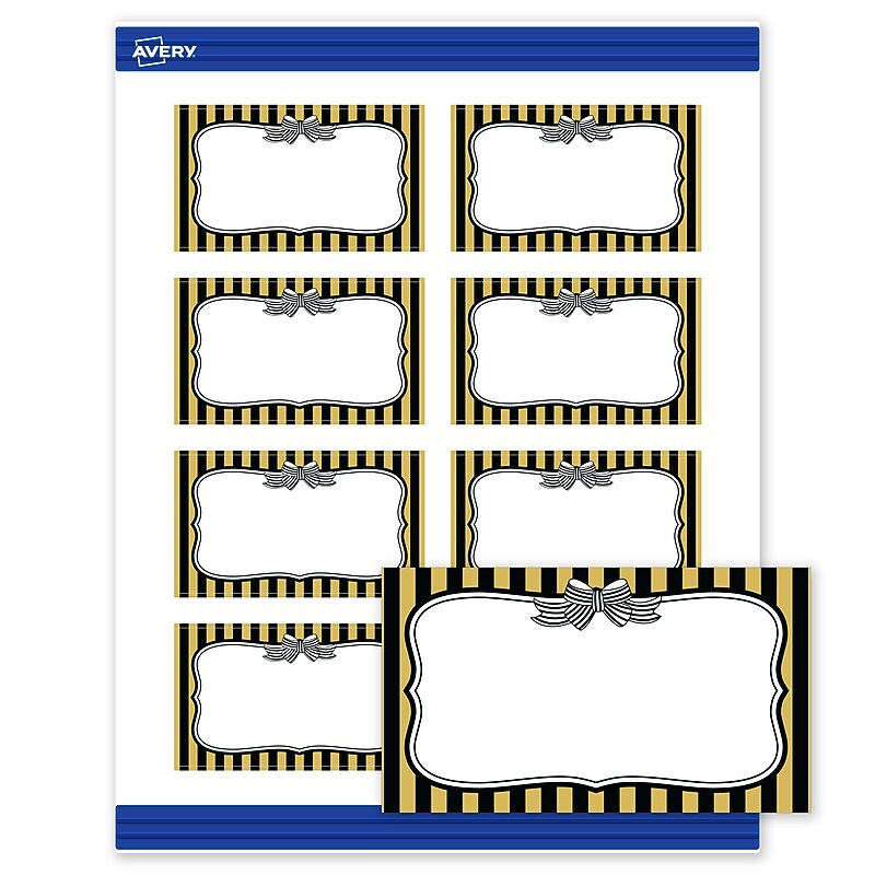 Avery Rectangle Business Cards, Matte White, 80/Pack (19479370938)
