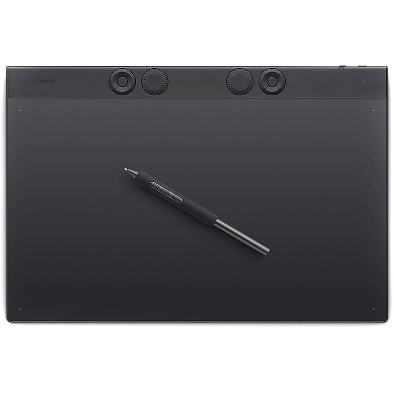Wacom Intuos Pro 13.7" Creative Pen Tablet, Black (PTK870K0A)