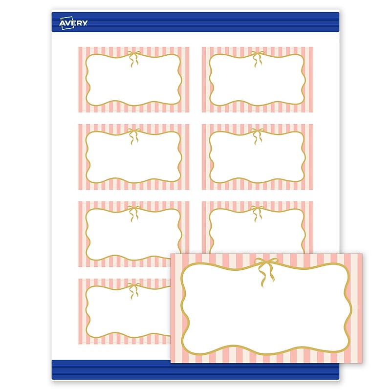 Avery Rectangle Business Cards, Matte White, 80/Pack (19479371116)