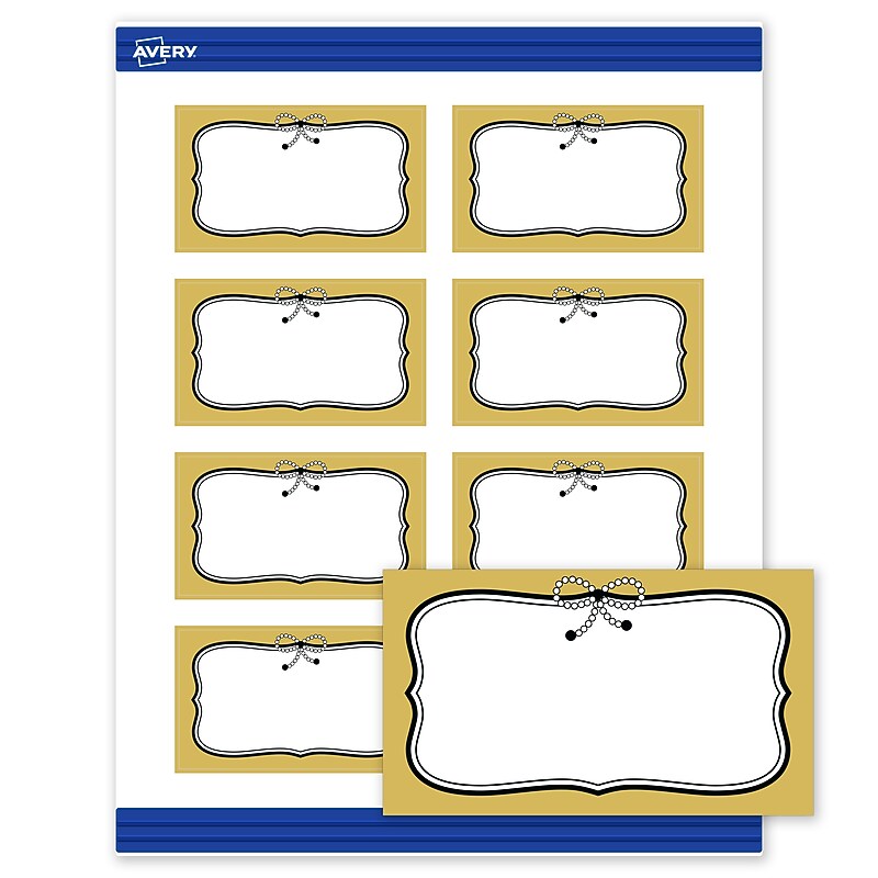 Avery Rectangle Business Cards, Matte White, 80/Pack (19479370961)