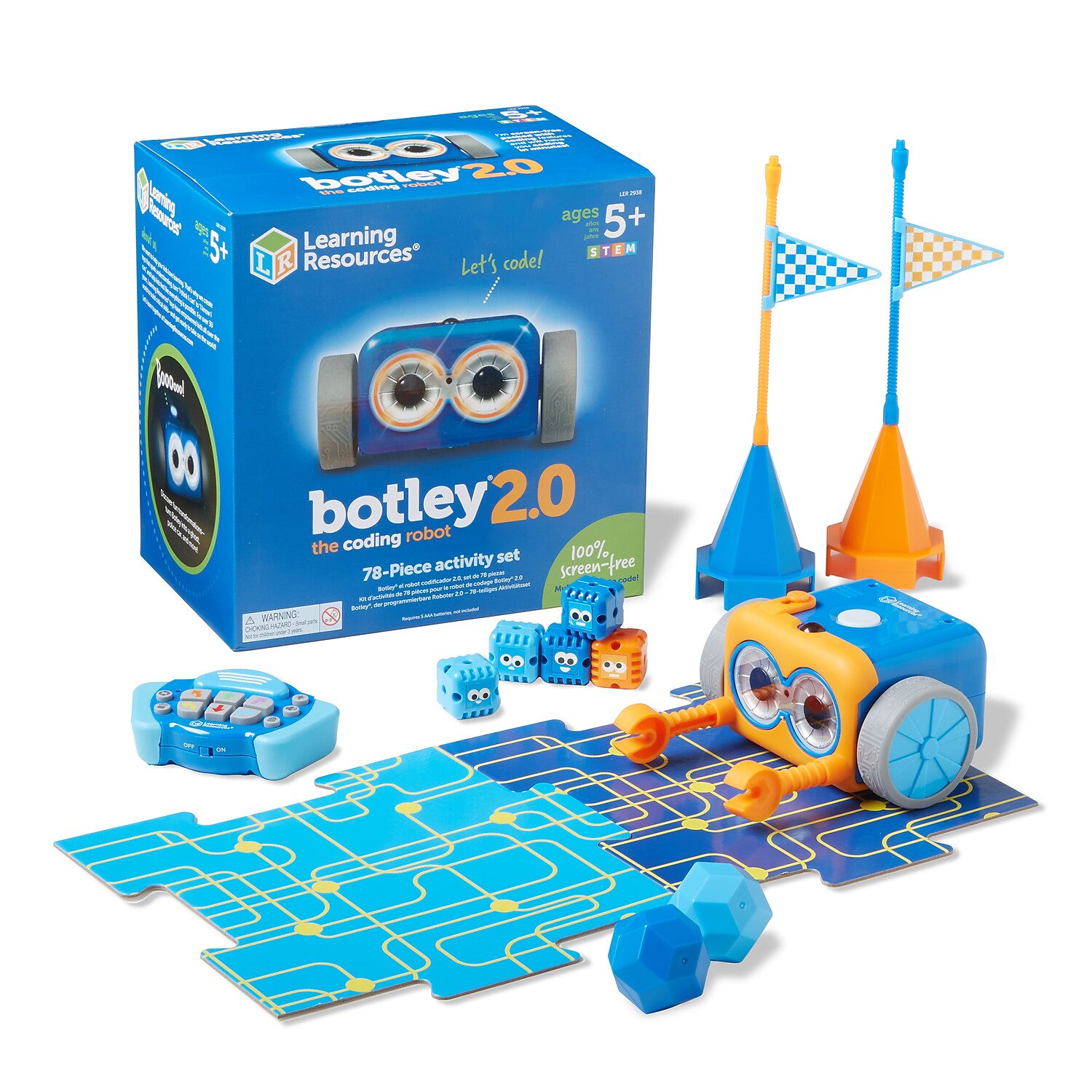 Learning Resources Botley 2.0 the Coding Robot Activity Set (LER2938)