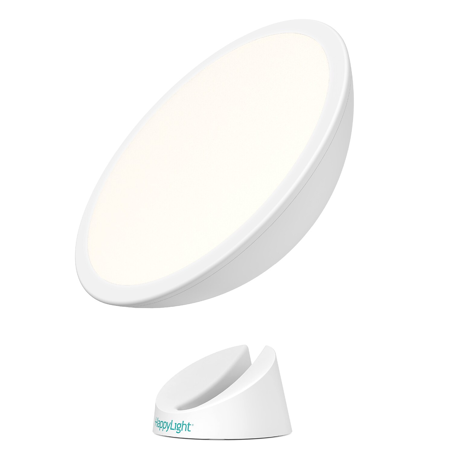 Verilux HappyLight Halo Light Therapy Lamp, White (VT54WW6)