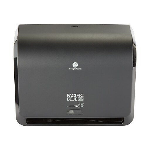 Pacific Blue Ultra Mini Automatic Touchless Hardwound Paper Towel Dispenser, Black (54518) 