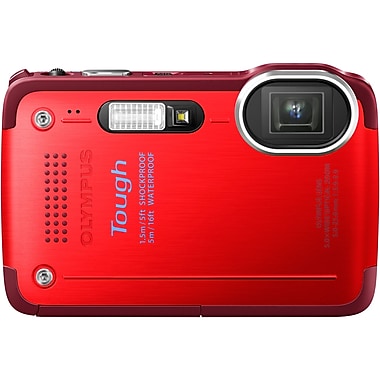 Olympus TG-630 iHS 12 Mega Pixels Digital Camera, Red