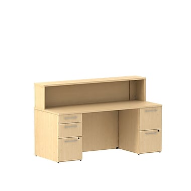 Bush 300 Series Double Pedestal Reception Gallery Desk