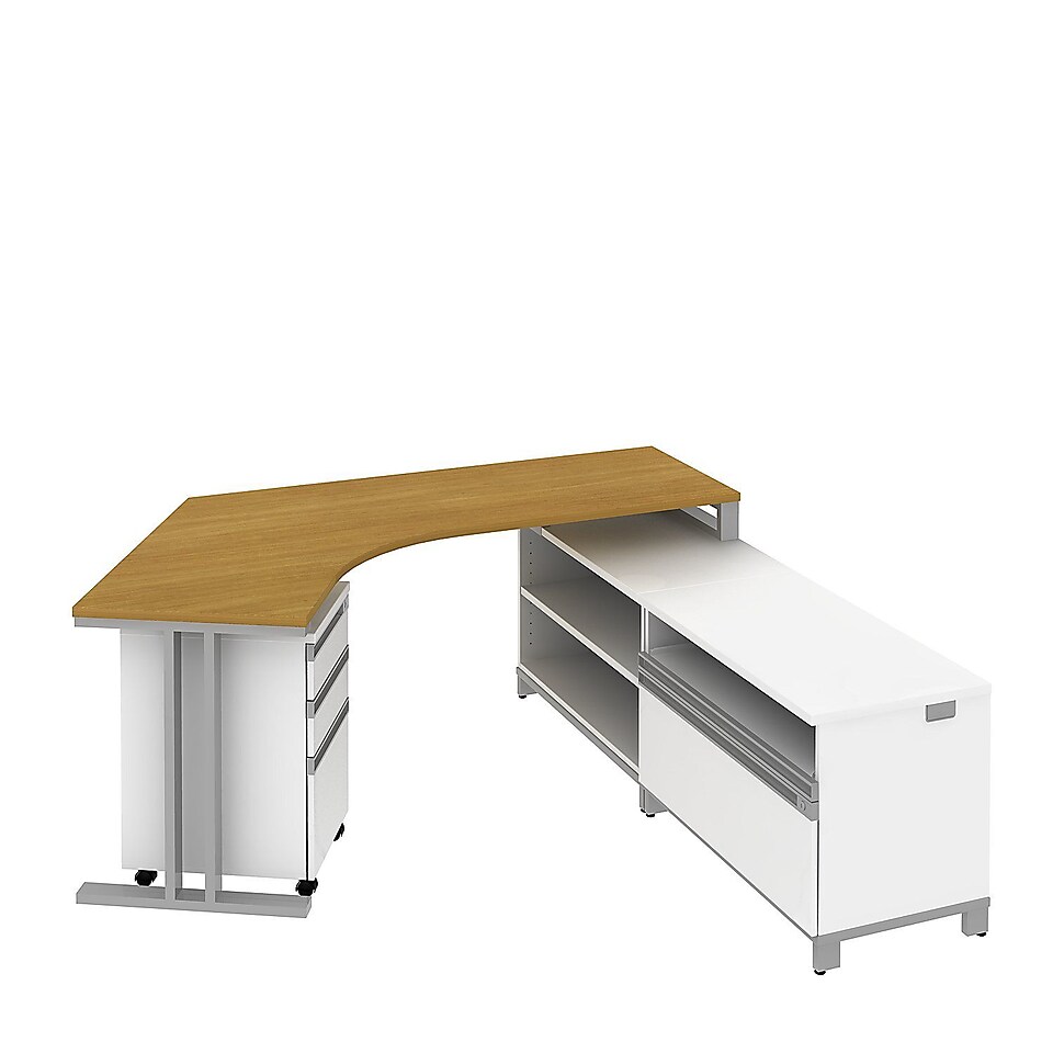 Bush Business Momentum Dog Leg Left Desk In Right Hand L