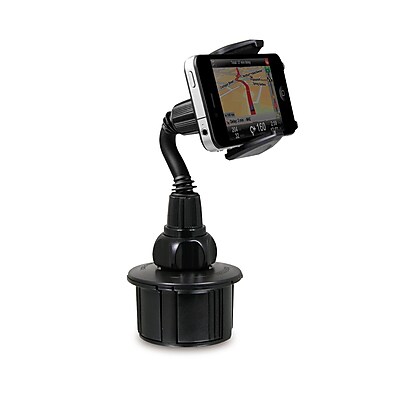 Macally MCUP Adjustable Automobile Cup Holder for Apple iPod iPhone MP3 Players Black