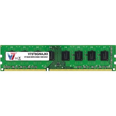 V7 V73T8GNAJKI 8GB (240-Pin DIMM) PC3-12800 Desktop Memory