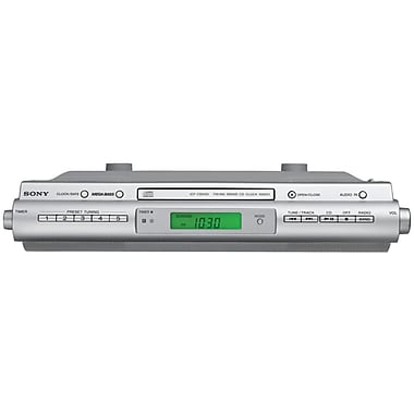 Sony ICFCDK50 Under Cabinet Kitchen CD Clock Radio