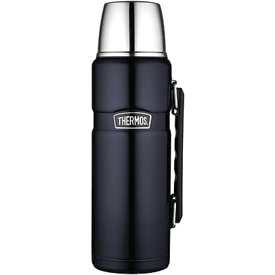 Thermos 40 oz. Vacuum Insulated Stainless Steel King Beverage Bottle Midnight Blue