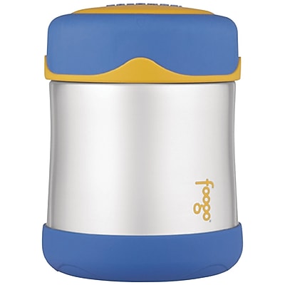 Thermos Foogo 10 oz. Leak proof Bpa Free Vacuum Insulated Stainless Steel Food Jar Blue