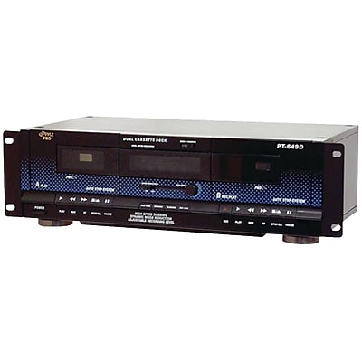 Pyle Pro PT649D Dual Cassette Deck
