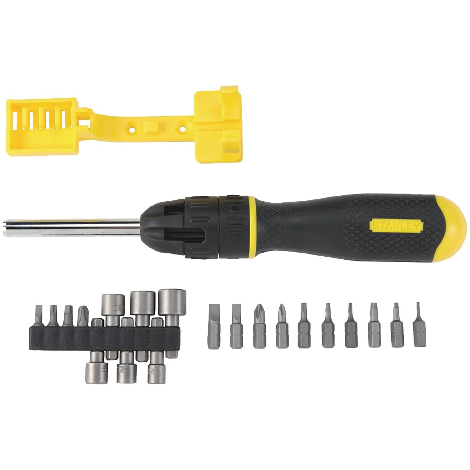 Stanley Multi-Bit Screwdriver Set, 20 Pieces (STY62574)