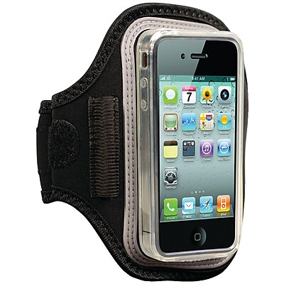 iEssentials IPH NPA BK Universal Sports Arm Band for Apple iPod iPhone Black