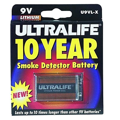 Ultralife U9VL JPXC 9 V Lithium Battery 20 deg C To 60 deg C Operating Temperature