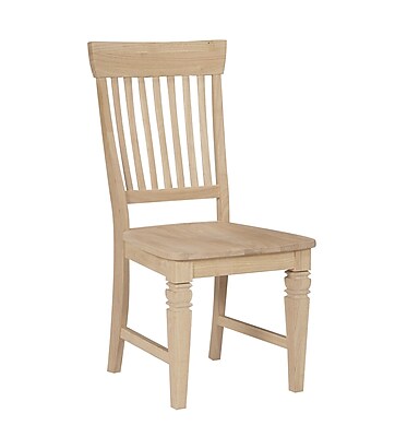 International Concepts Parawood Tall Java Chair Unfinished