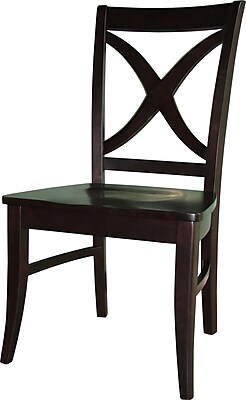 International Concepts Parawood Salerno Chair Dark Walnut