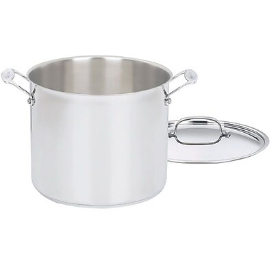 Cuisinart Chef s Classic 8qt Stainless Steel Stockpot with Cover Silver
