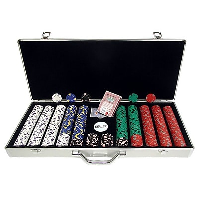 Trademark Poker 650 Pro Clay Casino Chips With Aluminum Case