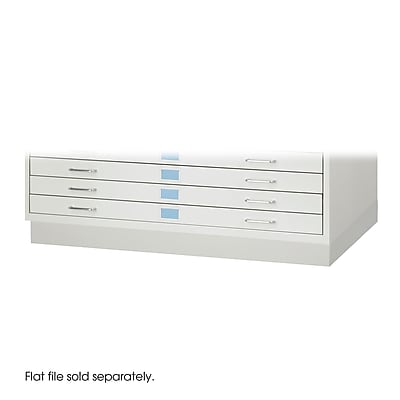 Safco Mobile Roll 5 Drawer Flat File Gray Specialty 46.25 W 4973LG