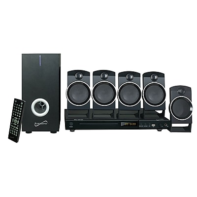 Supersonic SC-37HTA 5.1 Channel DVD Home Theater System With USB Input and Karaoke Function