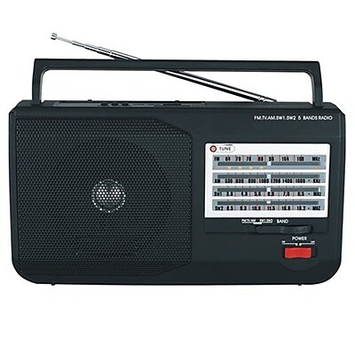 Supersonic SC 1086 5 Band AM FM SW1 SW2 TV Radio