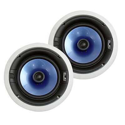 Pyle PIC8E 300 W High End 8 Two Way In Ceiling Speaker System W/Adjustable Treble Control