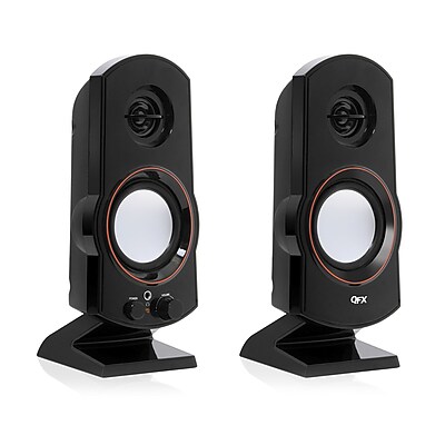 QFX CS 60 2.0 USB Speaker Black