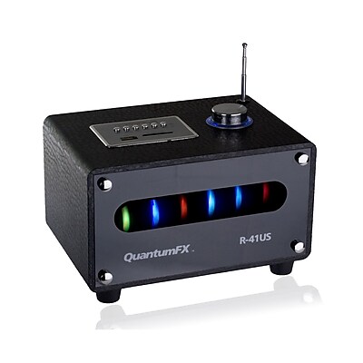 QFX R 41US Radio With USB SD Built in Disco Light