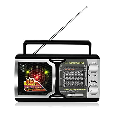 QFX R 14U AM FM TV2 5 SW1 SW9 Radio With USB