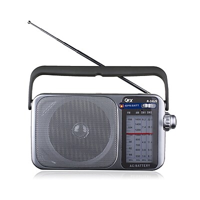 QFX R 24US AM FM SW1 SW2 Radio With USB SD