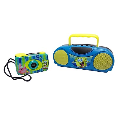 Nickelodeon 41062 SpongeBob Squarepants Camera and Radio Kit