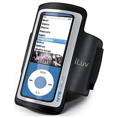 iLuv ICC213 Light Weight Armband for Apple iPod Nano 4th 5th Gen Black