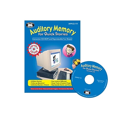 Super Duper Auditory Memory For Quick Stories Interactive CD ROM