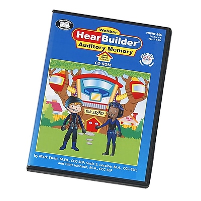 Super Duper Webber HearBuilder Auditory Memory Software Program HOME CD