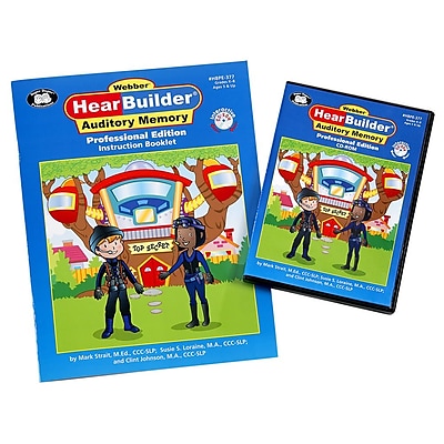 Super Duper Webber HearBuilder Auditory Memory Software Program PRO CD