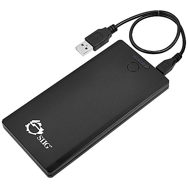 Siig® CE-CH0412-S1 7200mAh Portable Battery Charger, 5 VDC - 2A