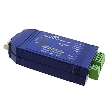 B&B Electronics 4WSD9OTB Isolated RS-232 DB9 to RS-485 Converter With Terminal Block Connectors