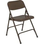 National Public Seating 200 Series All Steel Premium Folding Chair, Brown 52 Pack (203 52)