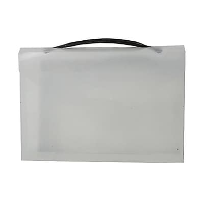 JAM Paper Plastic Lunch Box Mini 8 1 4 x 5 1 2 x 1 3 4 Clear Sold Individually 340567