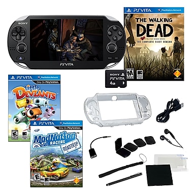 Sony PS Vita The Walking Dead 3G/Wi-Fi Bundle W/ 2 Games and AccessoriesSorry, this item is currently out of stock.